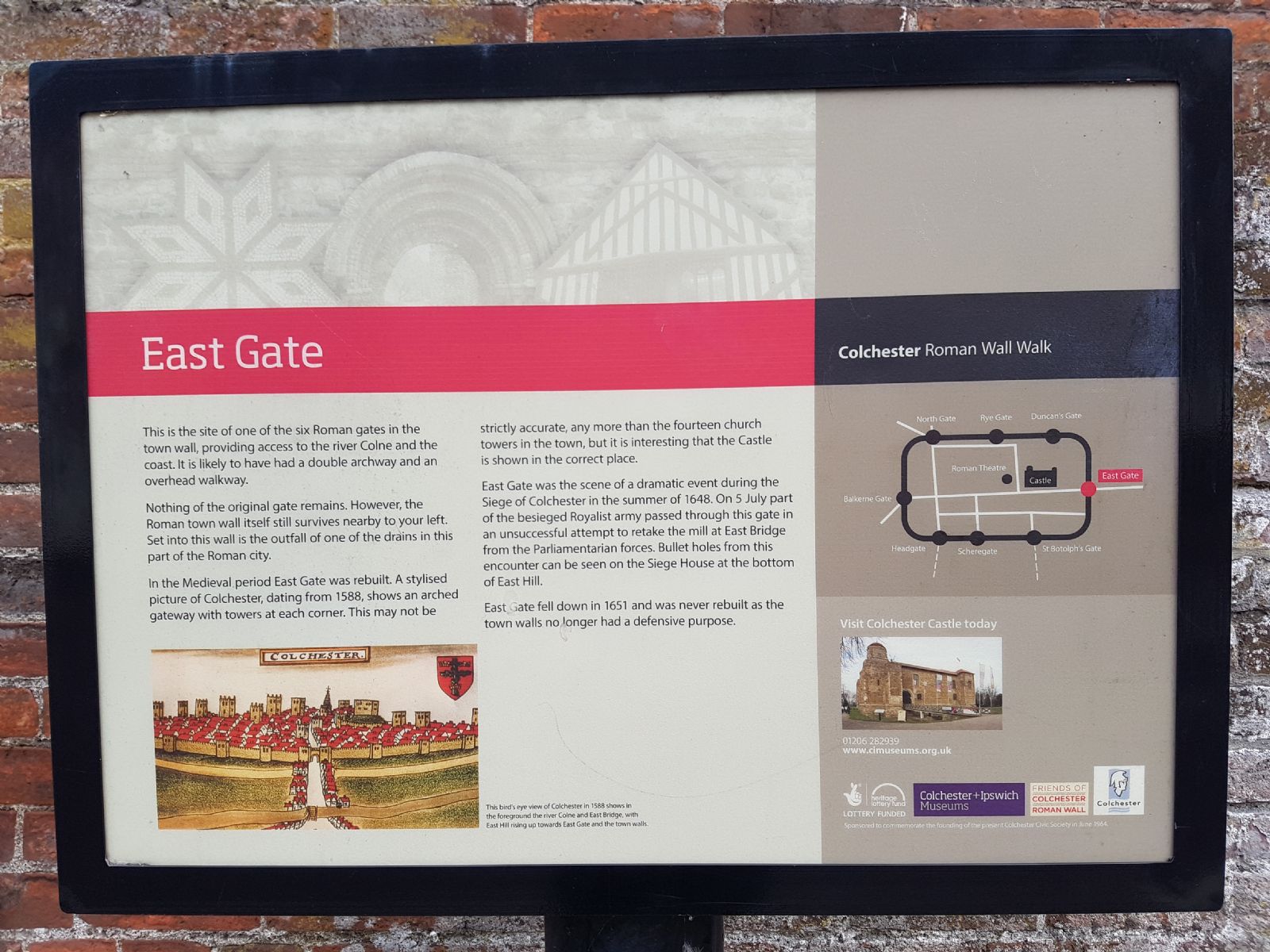 Colchester Roman Wall Walk by Bahar